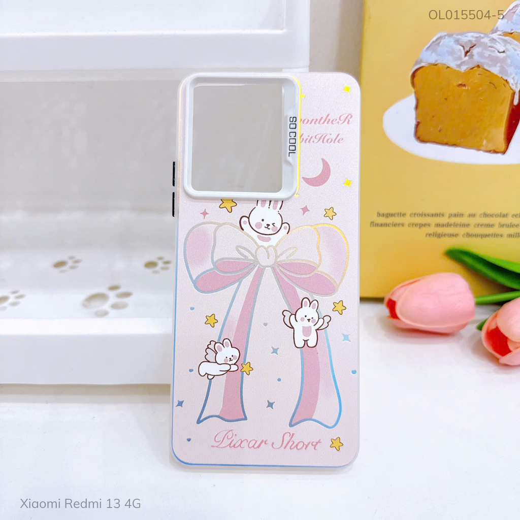 Ốp Xiaomi Redmi 13 4G tráng bạc in hình