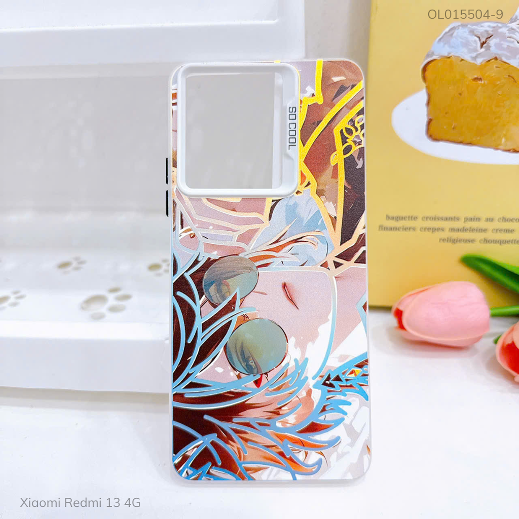 Ốp Xiaomi Redmi 13 4G tráng bạc in hình