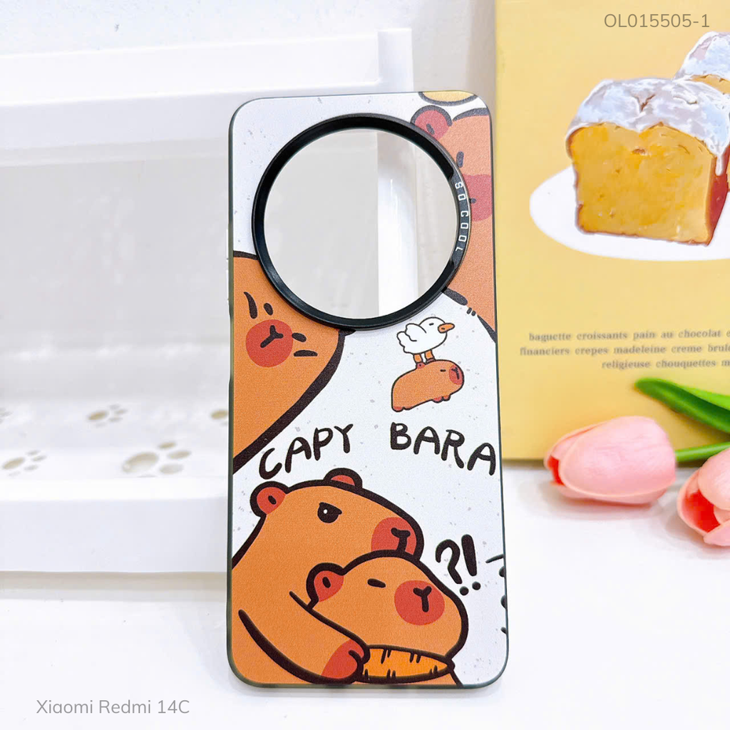 Ốp Xiaomi Redmi 14C tráng bạc in hình