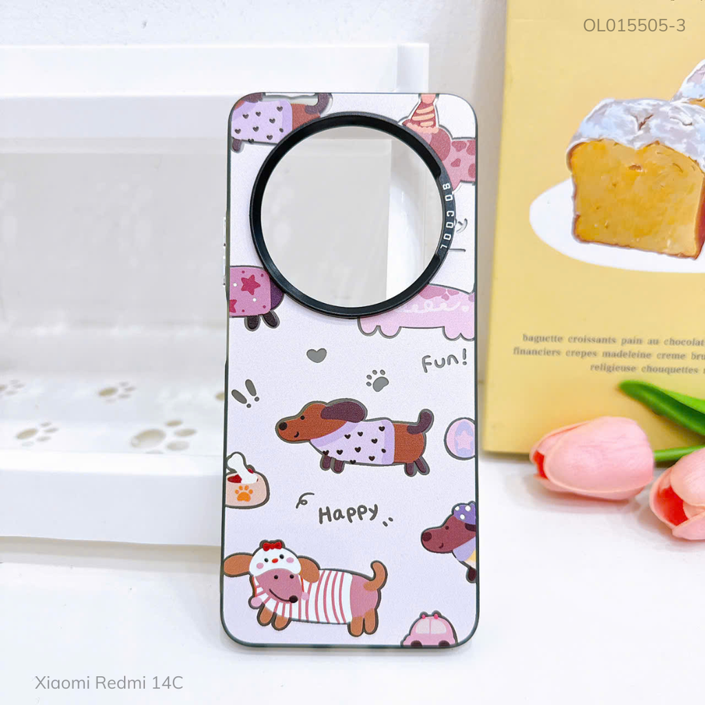 Ốp Xiaomi Redmi 14C tráng bạc in hình
