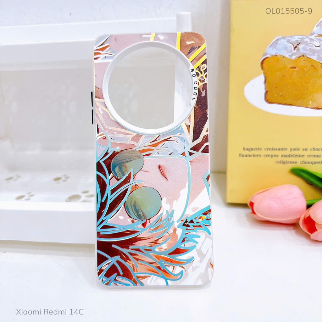 Ốp Xiaomi Redmi 14C tráng bạc in hình
