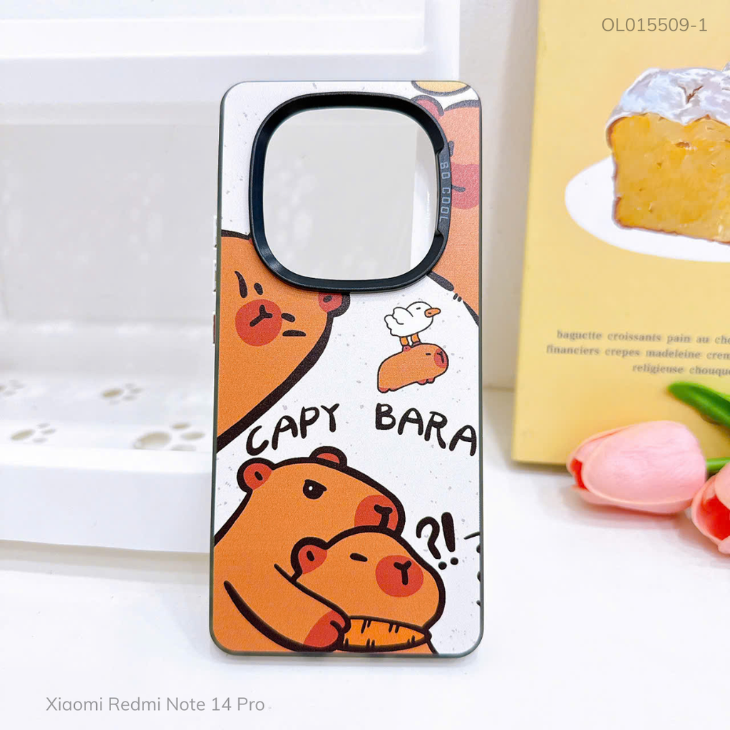 Ốp Xiaomi Redmi Note 14 Pro tráng bạc in hình