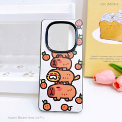 Ốp Xiaomi Redmi Note 14 Pro tráng bạc in hình