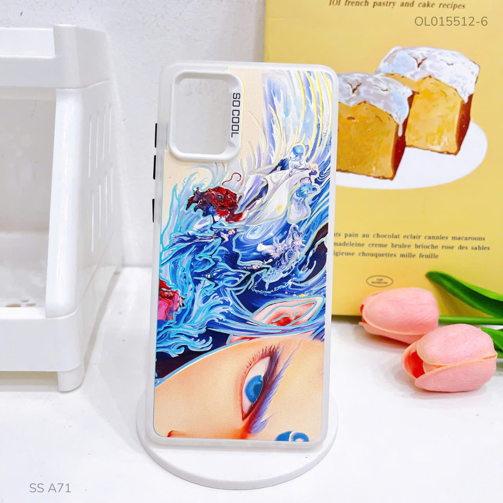 Ốp SS A71 tráng bạc in hình