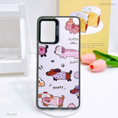 Ốp Samsung A04 tráng bạc in hình