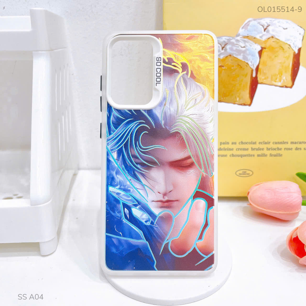 Ốp Samsung A04 tráng bạc in hình