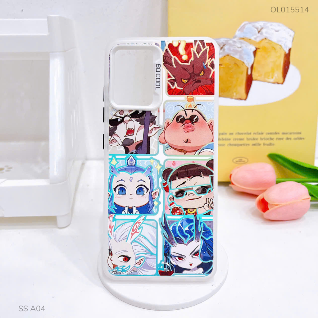 Ốp Samsung A04 tráng bạc in hình