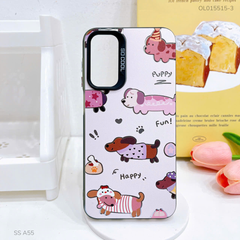 Ốp Samsung A55 tráng bạc in hình