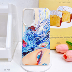 Ốp Samsung A55 tráng bạc in hình