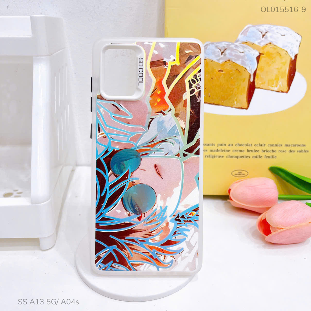 Ốp Samsung A13 5G/A04s tráng bạc in hình