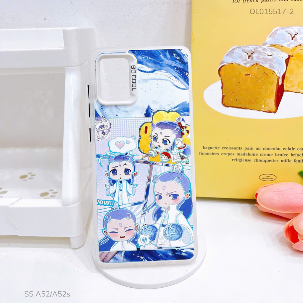 Ốp SS A52/A52s tráng bạc in hình