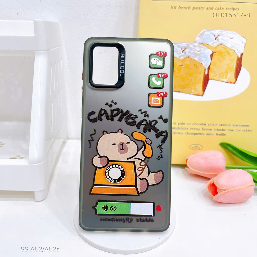 Ốp SS A52/A52s tráng bạc in hình