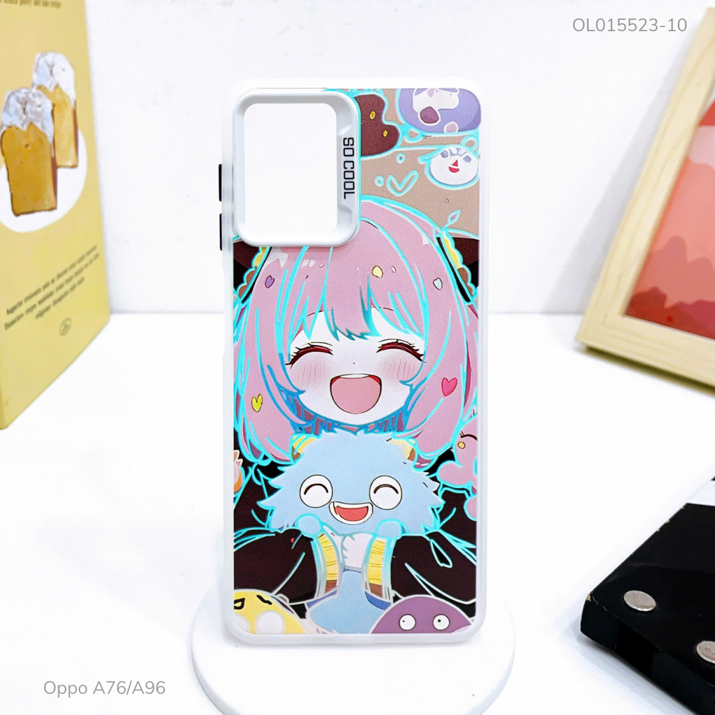 Ốp Oppo A76/A96 tráng bạc in hình