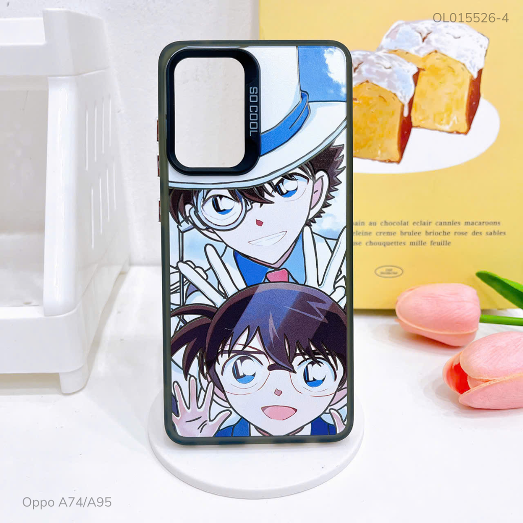 Ốp Oppo A74/A95 tráng bạc in hình