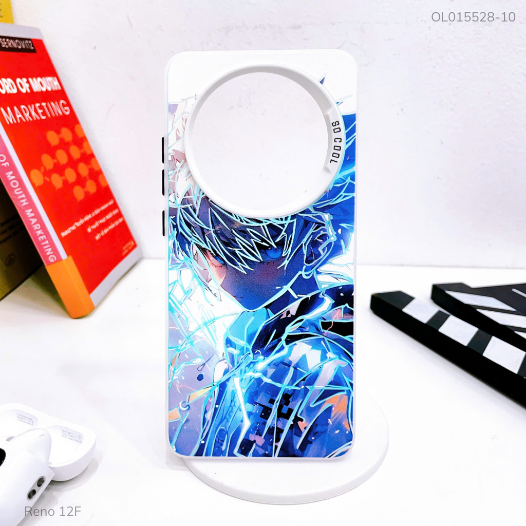 Ốp Reno 12F tráng bạc in hình