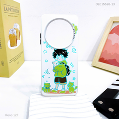 Ốp Reno 12F tráng bạc in hình