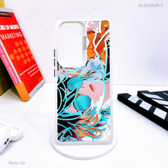 Ốp Reno 10 tráng bạc in hình