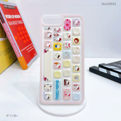 Ốp IP 7+/8+ dẻo bàn phím Kitty