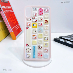 Ốp IP Xs Max dẻo bàn phím Kitty