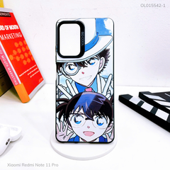 Ốp Xiaomi Redmi Note 11 Pro nhám bạc in hình