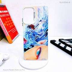 Ốp Xiaomi Redmi Note 11 Pro nhám bạc in hình