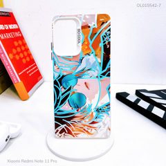 Ốp Xiaomi Redmi Note 11 Pro nhám bạc in hình
