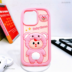 ** Ốp IP 16 Pro Max dẻo su Voi baby three