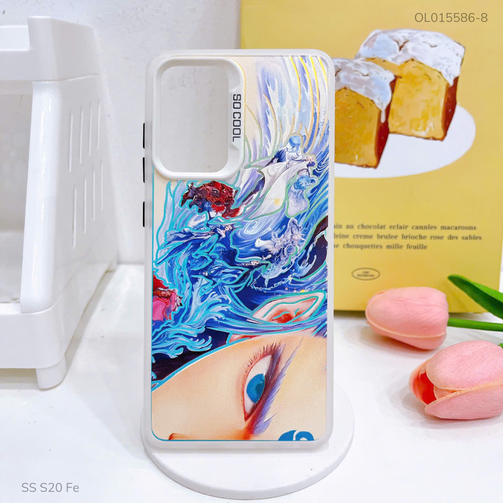 Ốp SS S20 Fe nhám bạc in hình