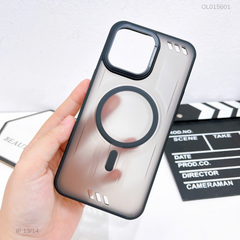** Ốp IP 13/14 lưng nhựa Magsafe ICE CASE