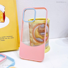 Ốp IP 15 Pro Max lưng trong 2 màu