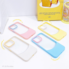 Ốp IP 15 Pro Max lưng trong 2 màu