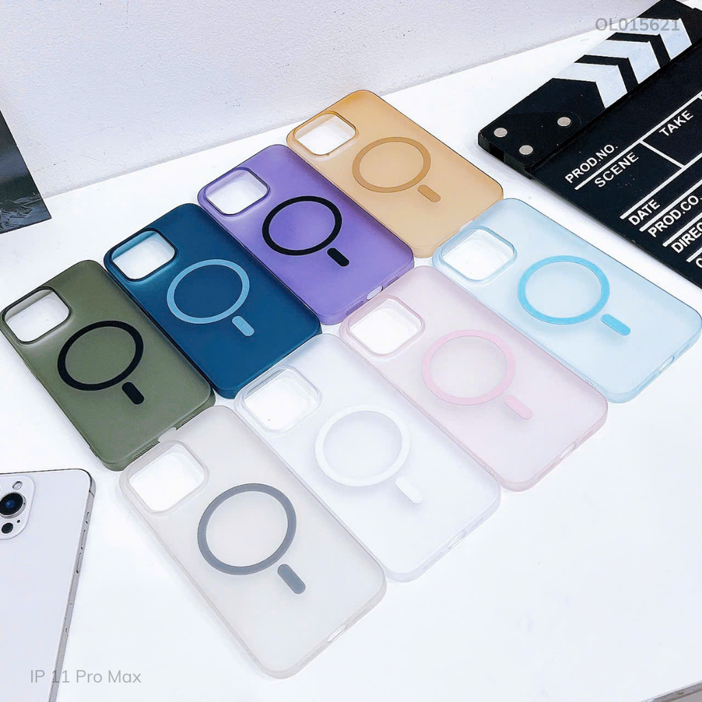 Ốp IP 11 Pro Max Mobile Case nhám Magsafe lưng cứng viền cứng