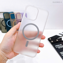 Ốp IP 12 Pro Max Mobile Case nhám Magsafe lưng cứng viền cứng