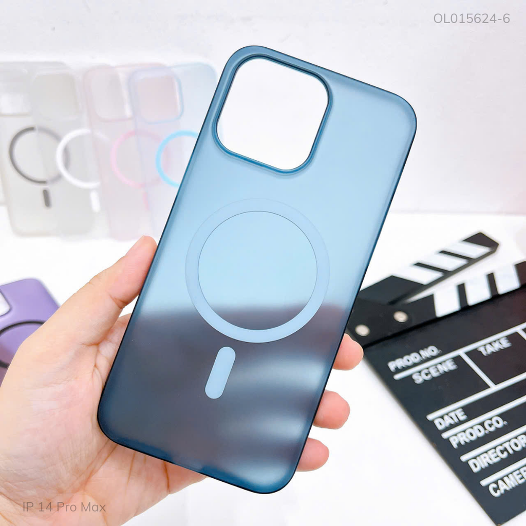 Ốp IP 14 Pro Max Mobile Case nhám Magsafe lưng cứng viền cứng