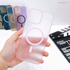 Ốp IP 15 Pro Max Mobile Case nhám Magsafe lưng cứng viền cứng