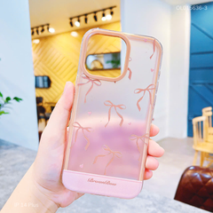 Ốp IP 14 Plus lưng nhám viền 2 lớp nhiều hình