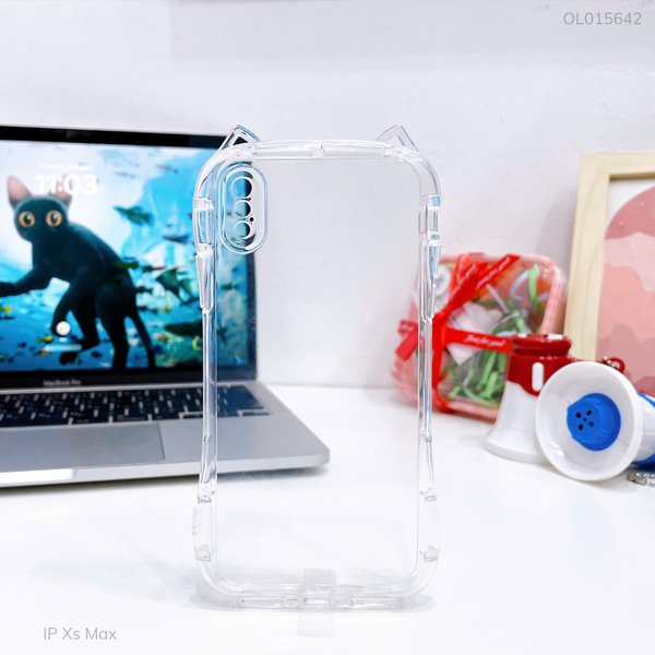 ** Ốp IP Xs Max dẻo trong tai mèo
