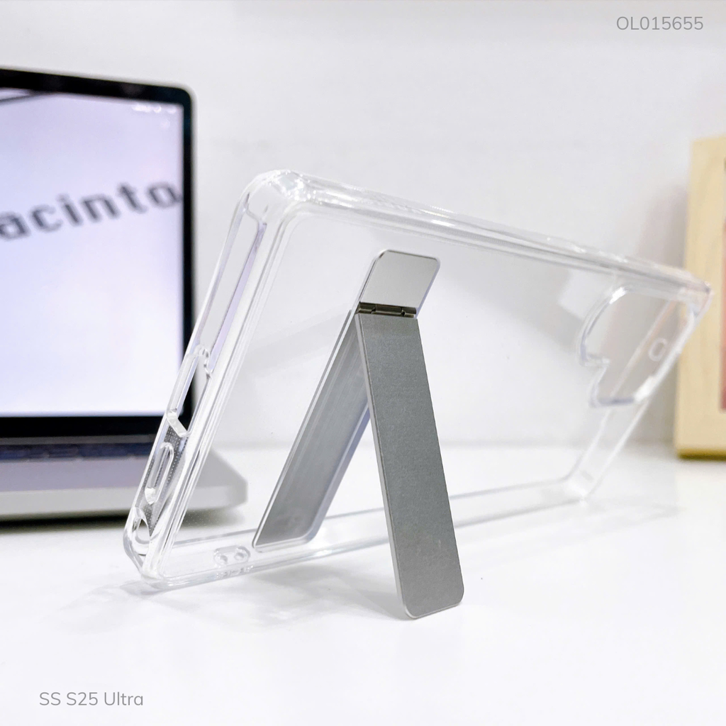 Ốp SS S25 Ultra Raigor lưng trong kèm giá đỡ