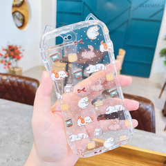 ** Ốp iPhone 7+/8+ dẻo tai mèo nhiều hình