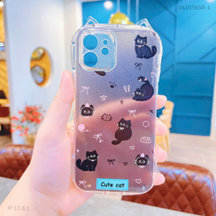** Ốp IP 11 6.1 dẻo tai mèo nhiều hình