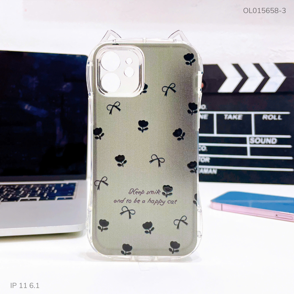 ** Ốp IP 11 6.1 dẻo tai mèo nhiều hình
