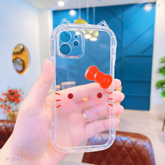 ** Ốp iPhone 12 6.1 dẻo tai mèo nhiều hình