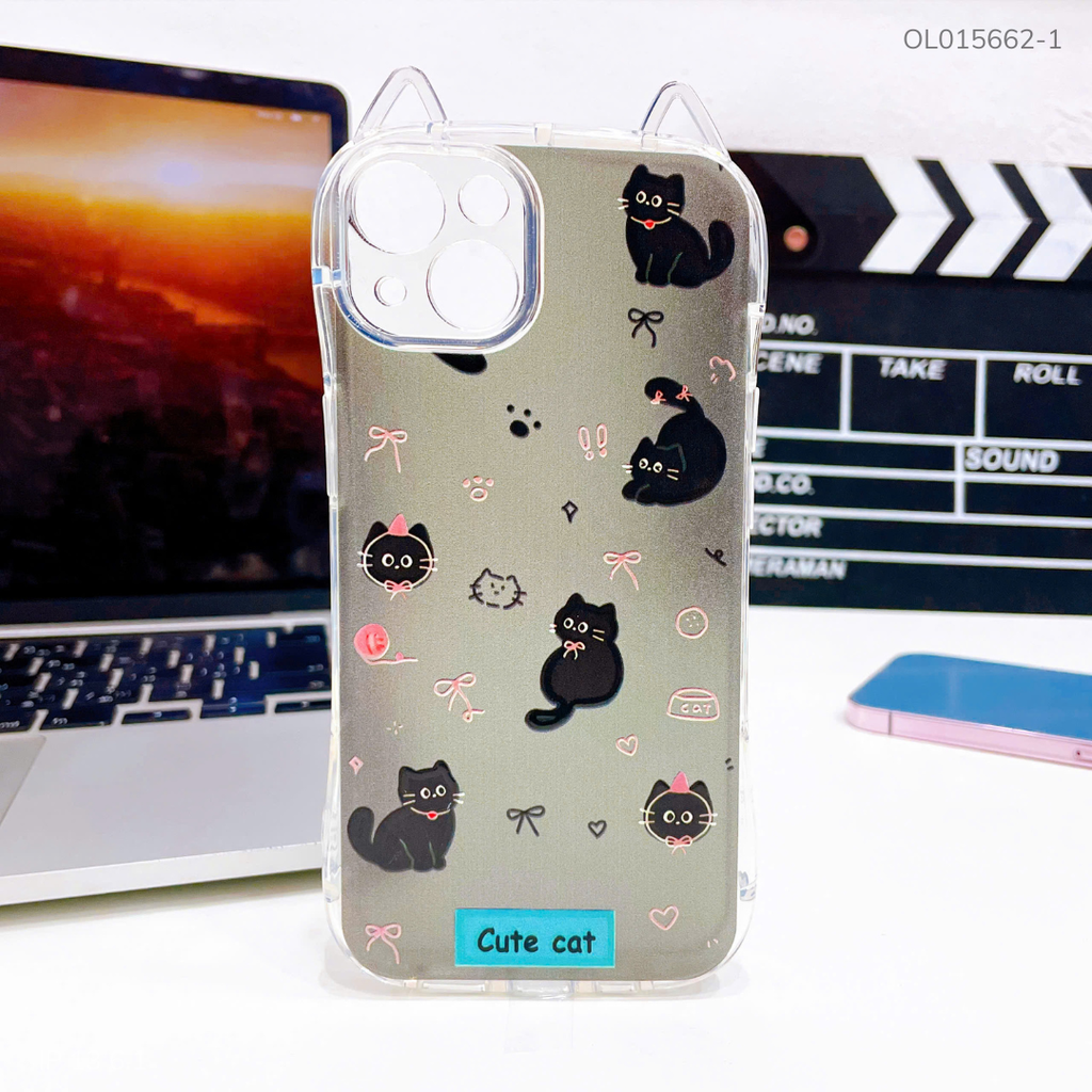 ** Ốp IP 13 6.1 dẻo tai mèo nhiều hình
