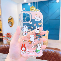 ** Ốp IP 13 6.1 dẻo tai mèo nhiều hình