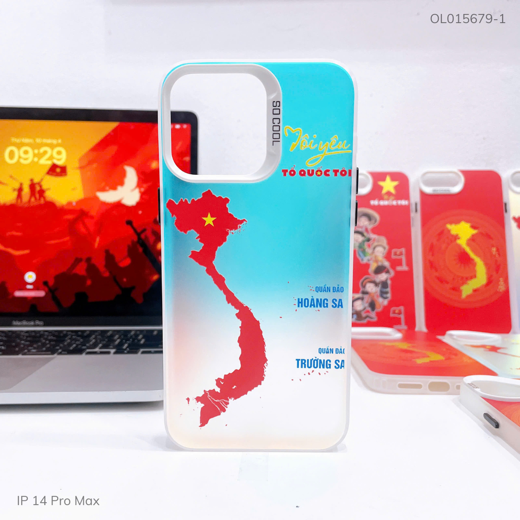Ốp IP 14 Pro Max nhám in hình chủ đề 30/04