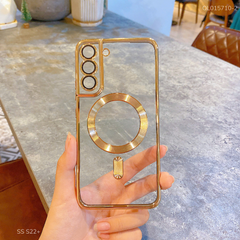 Ốp SS S22+ dẻo trong viền xi camera khoét táo