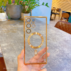 Ốp SS S25 Ultra dẻo trong viền xi camera khoét táo