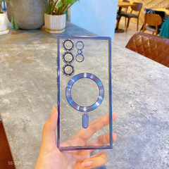 Ốp SS S25 Ultra dẻo trong viền xi camera khoét táo