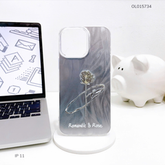 Ốp IP 11 6.1 vân ánh sóng Romantic & Rose