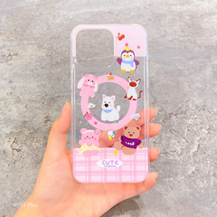 ** Ốp IP 15 Plus lưng cứng magsafe in hình